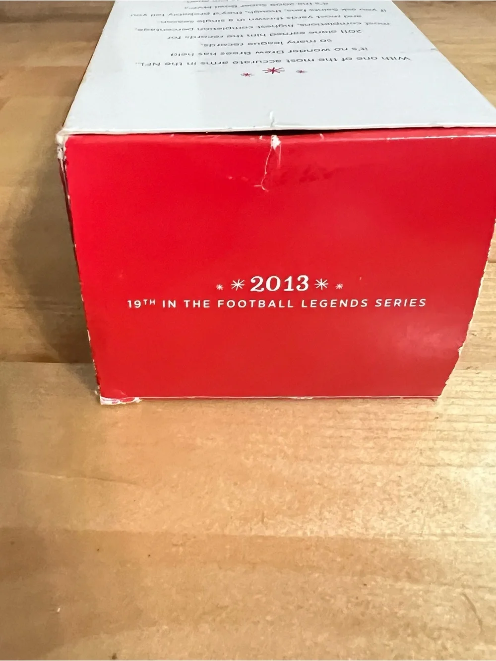 HALLMARK 2013 Football Legends Ornament #19 DREW BREES | New Orleans Saints